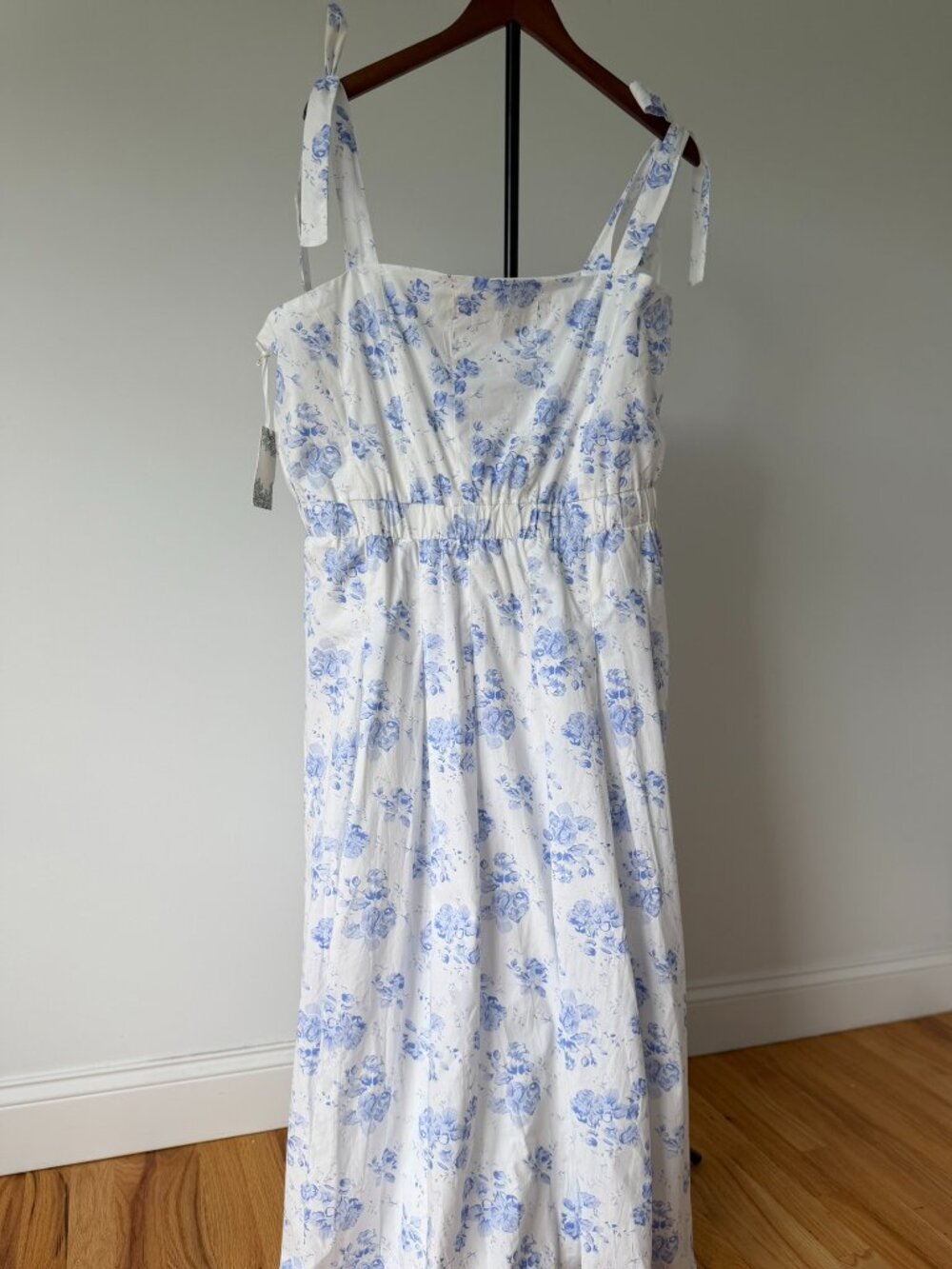 Hyacinth House Blue Chintz Teagan Midi Dress XXL NWT